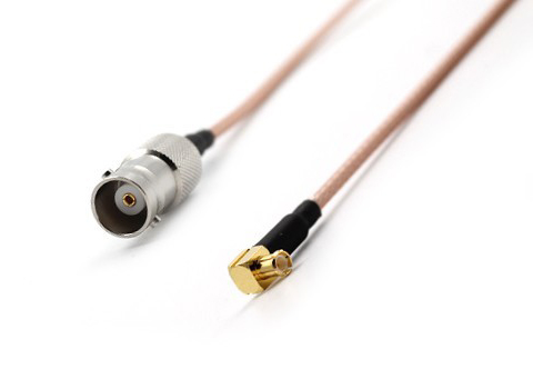 MCX Male Right Angle and BNC Female with RG316 Cable